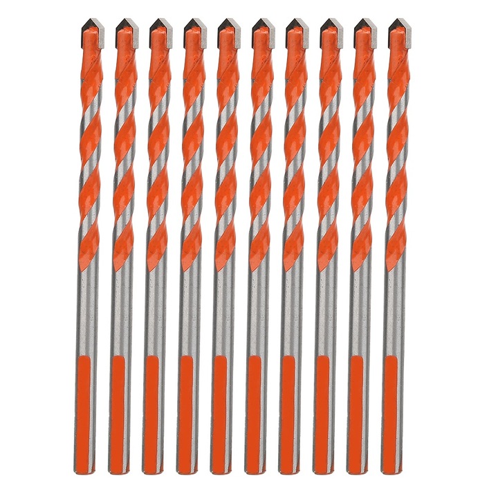 Set 10 bucati burghie multifunctionale 6mm pentru ceramica, sticla, Enforose