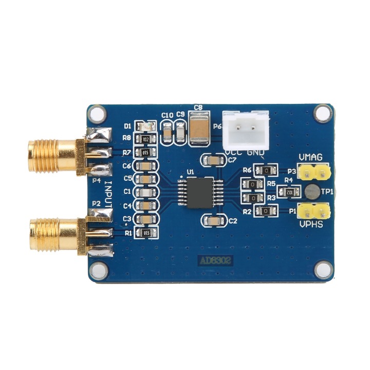 Modul de detectare a fazei de frecventa AD8302 2,7GHz pentru monitorizarea controlului puterii RF 5V