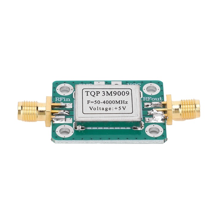 Усилвател с нисък шум, Mmgoqqt, 50-4000MHz, 21.8dB, 5V, 125mA