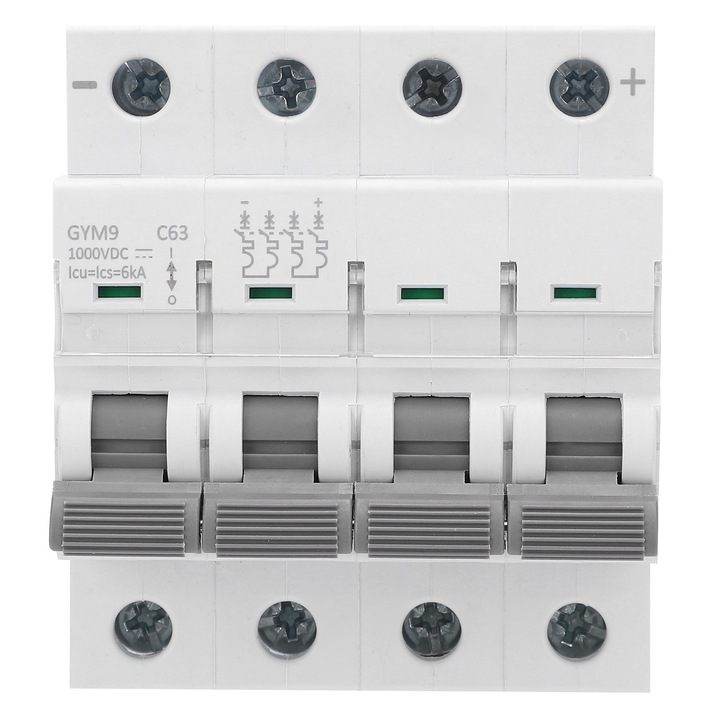 Siguranta electrica, Enforose, GYM9-C63, 4P, 1000V, 1-63A, IP20