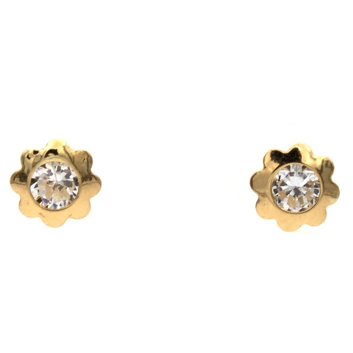 Cercei Delicate Glow Aur 14k