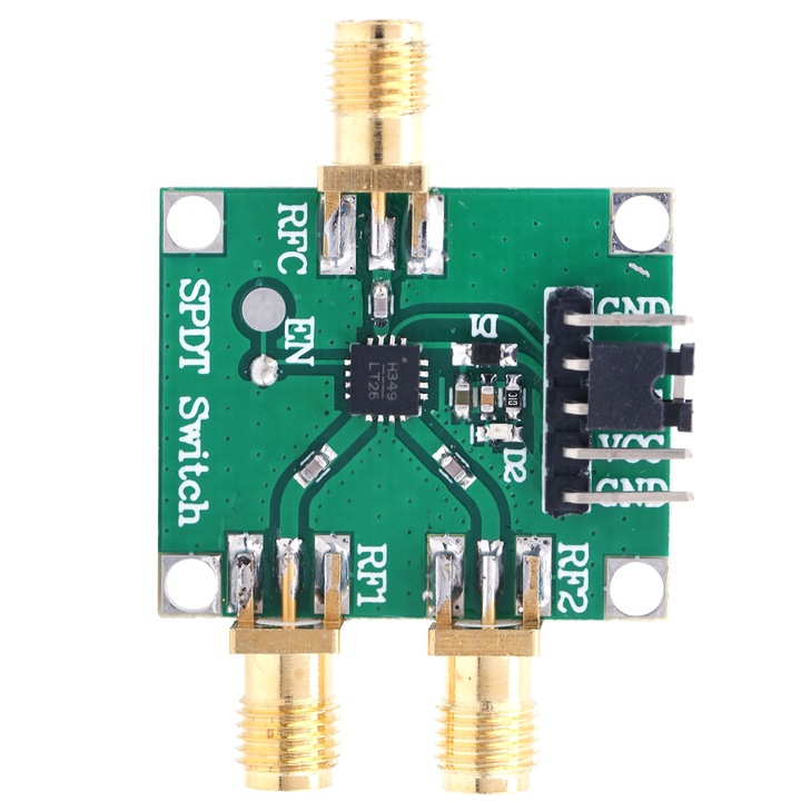 Modul comutator RF Enforose 3-5V, 50Ohmi, interfata SMA, frecventa 4GHz/6GHz