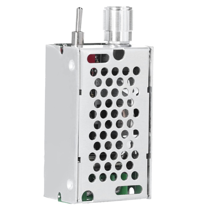 Modul de control al vitezei motorului DC, Enforose, 12-40V, 3A, dimensiuni 73x40x31mm