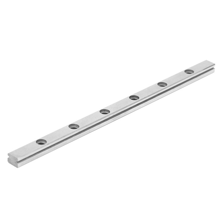 LML5C/H-100mm Miniatűr lineáris vezető, Acél csapágyvezető sín csúszóblokk nélkül, Enforose