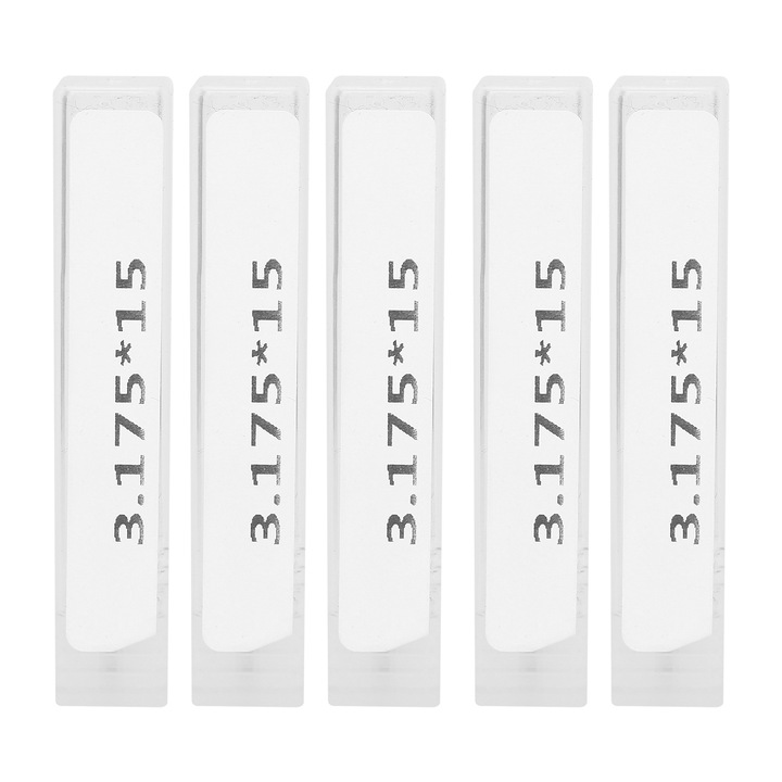 Set 5 freze spiralate din otel tungsten, 3.175x15mm, pentru sculptura in lemn