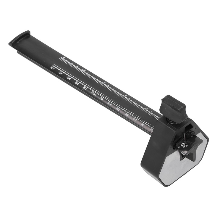 Rigla Scribe Enforose, 0-150mm, ABS, neagra