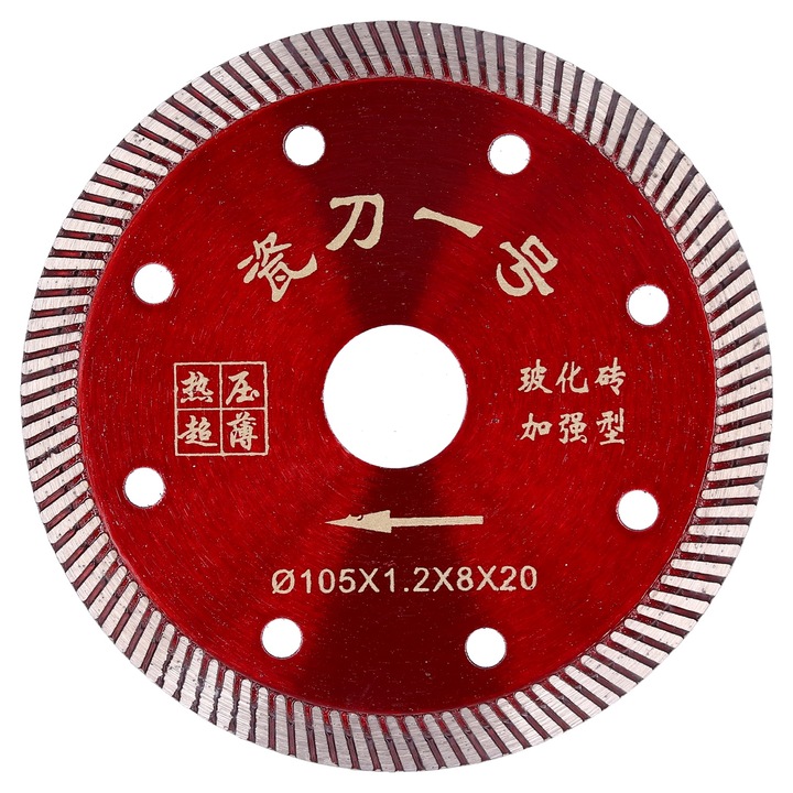 Lama de taiere ceramica Enforose, diamant, 105mm, set scule