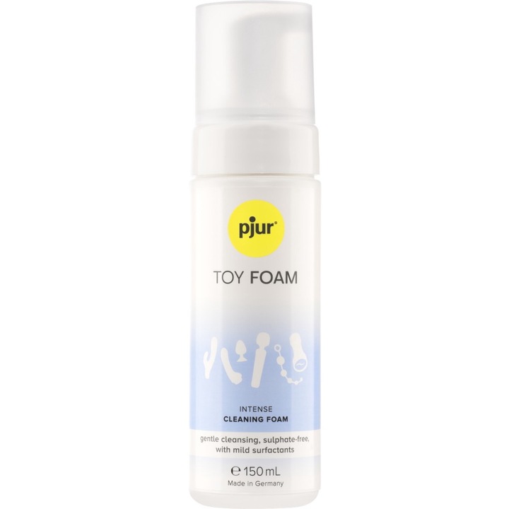 Пяна за почистване на еротични играчки Pjur Intense, 150 мл
