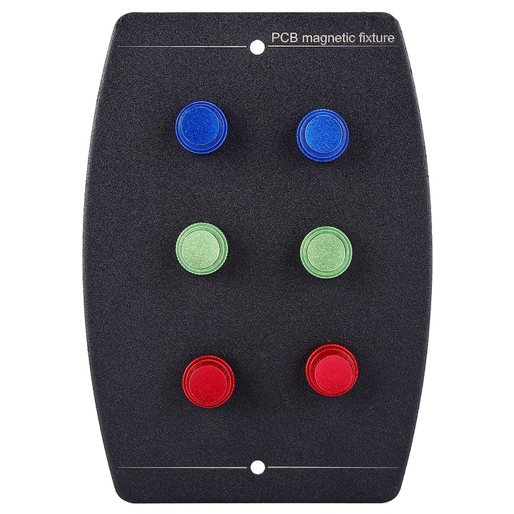 Set suport placa circuit PCB telefon Enforose, aluminiu, 100x140mm, 6 pini magnetici