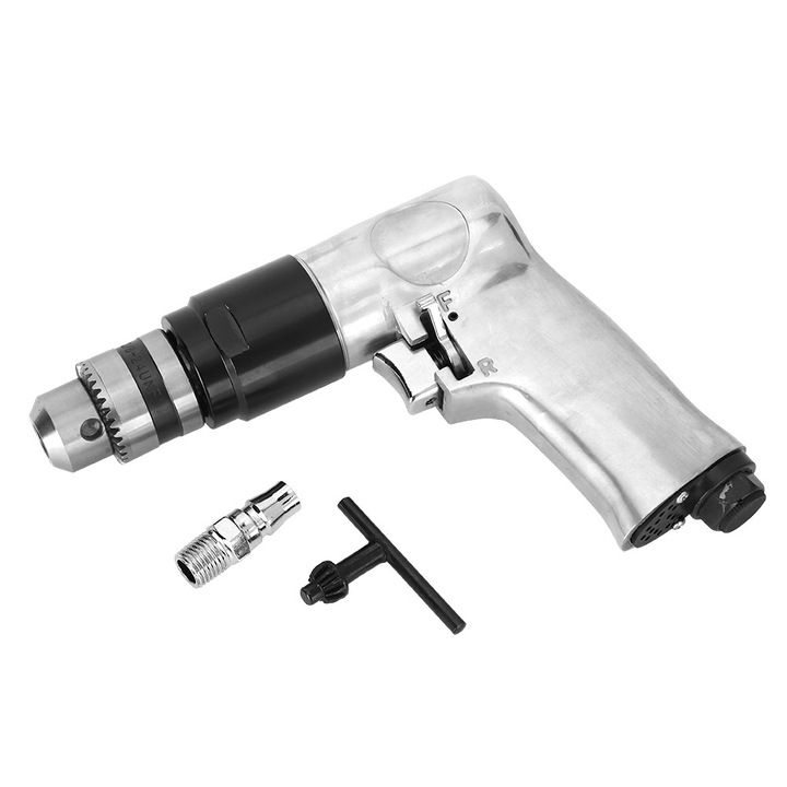 Burghiu pneumatic reversibil 3/8 inch, Enforose, 1800 RPM, consum de aer 4 CFM, 7.6 inch