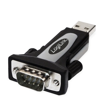 Adaptor USB 2.0 (T) la Serial RS232 (9-pin) (T), LogiLink AU0034 Adaptor USB 2.0 (T) la Serial RS232 (9-pin) (T), LogiLink AU0034