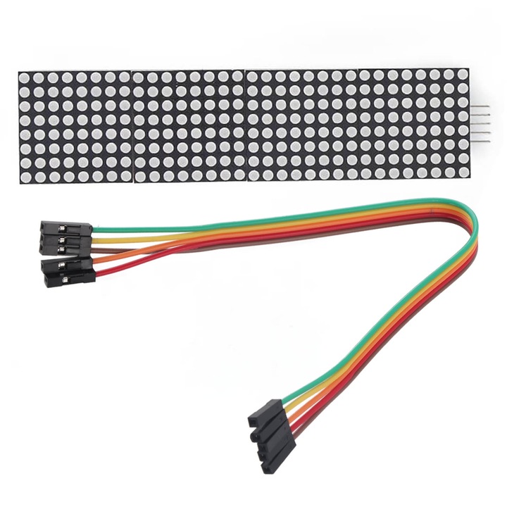 Modul de control matrice de puncte LED Enforose, 8x8, 3 pini, 5V, pentru microcontroler