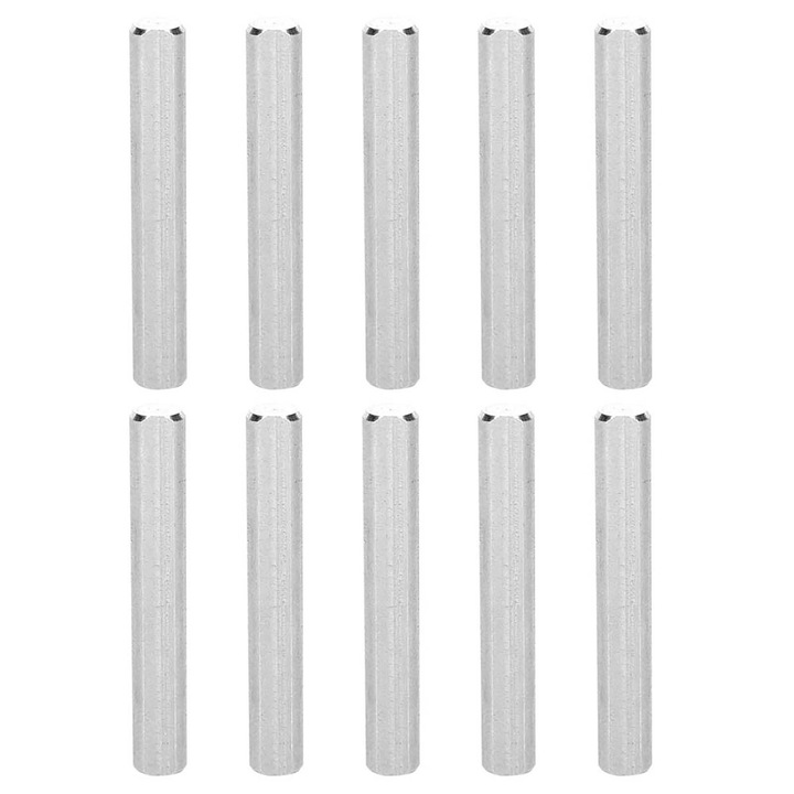 Комплект от 10 броя D-образни валове от неръждаема стомана, Enforose, за Gobilda / TETRIX / FTC / FRC / FIRST / WRO