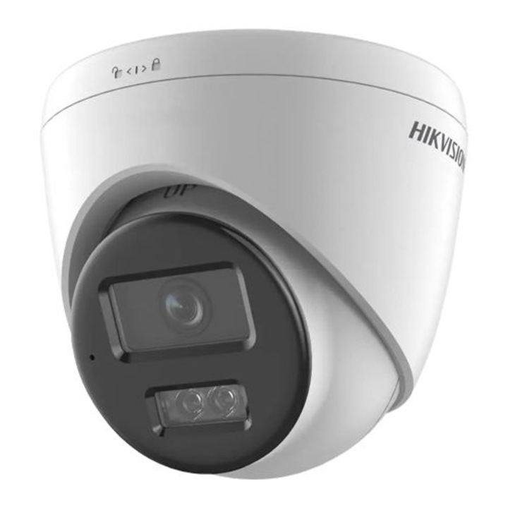 8MP IP kamera, 4 mm-es objektív, Smart Hybrid Light, IR 30m, fehér fény 30m, PoE, kártyanyílás, mikrofon - Hikvision DS-2CD1383G2-LIUF(4mm)