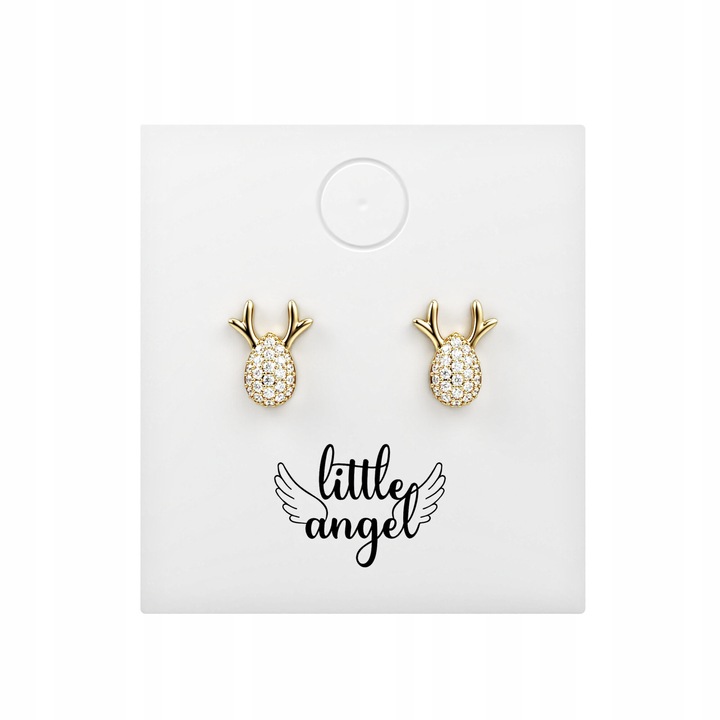 Cercei, Little Angel, J795, ren, aur, zirconiu