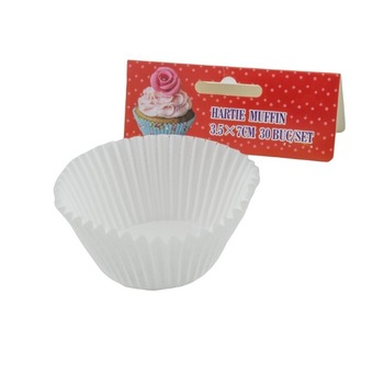Hartie muffin 3,5 x 7cm, 30 buc/set Hartie muffin 3,5 x 7cm, 30 buc/set