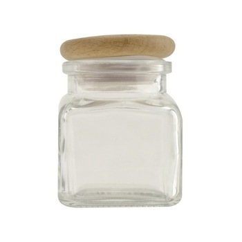 Cutie condimente 120 ml cu capac lemn Cutie condimente 120 ml cu capac lemn