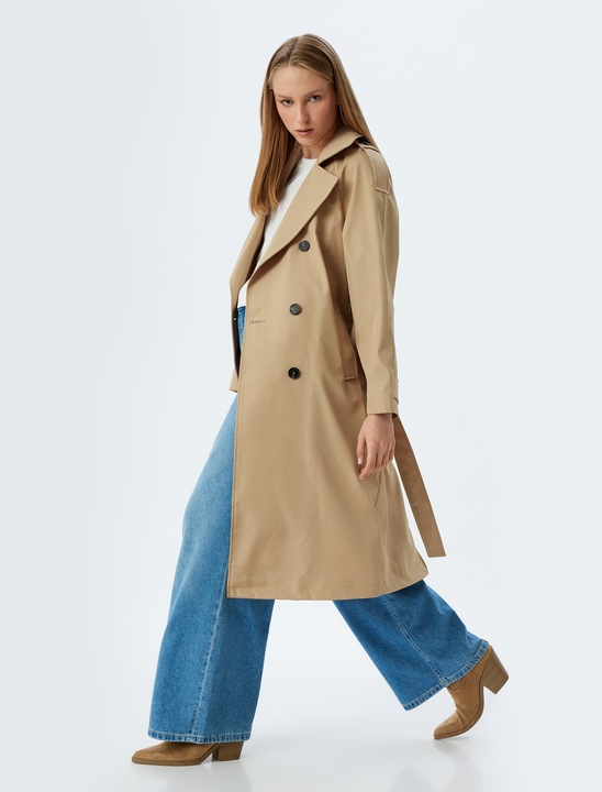 KOTON, Trenci cu cordon, Bej