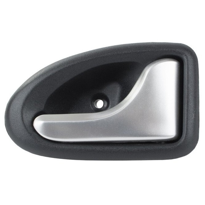 Kilincs, MODECAR, fekete, szatén kilinccsel, jobb, Renault Clio, Trafic II, Megane, Scenic