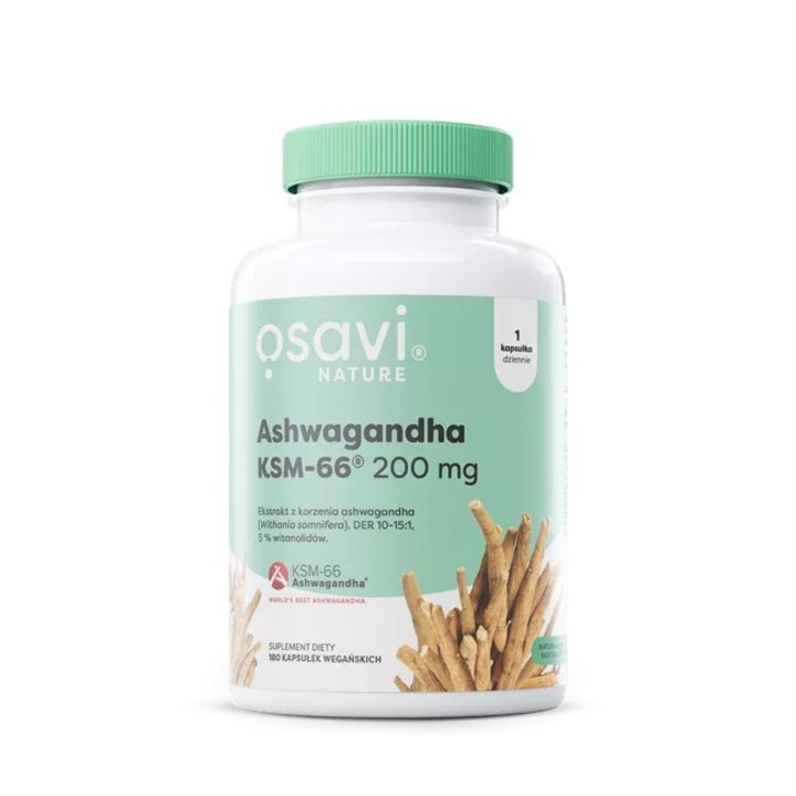 Supliment cu Ashwagandha, Osavi, 200 mg, 180 capsule