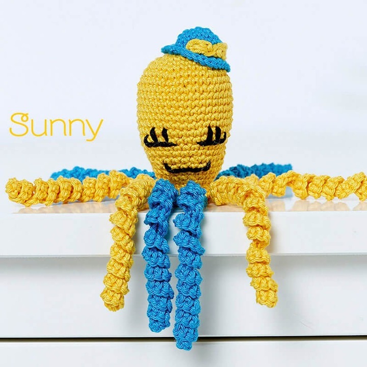 Amigurumi horgolt játékok alkotókészlet, Sunny