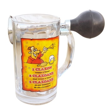 Halba de bere cu claxon Halba de bere cu claxon