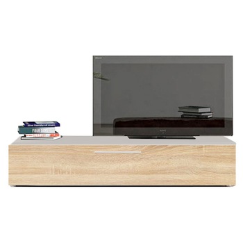 Comoda living, Alb/Stejar Sonoma Comoda living, Alb/Stejar Sonoma