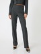 KOTON, Pantaloni cambrati si eleganti cu talie inalta, Gri antracit, 46