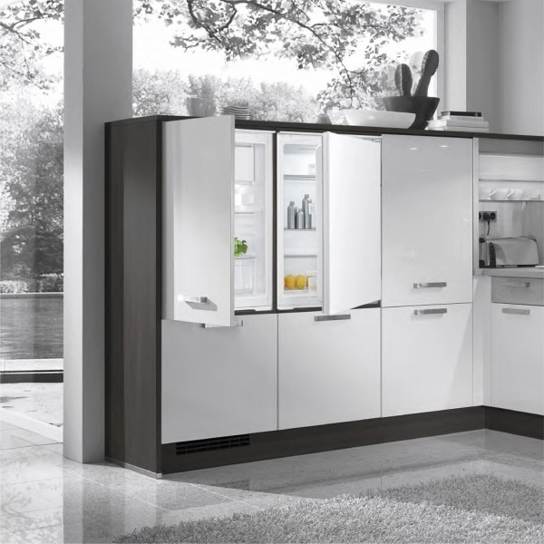 Frigider incorporabil cu o usa Samus SFBI174E, 118 L, Termostat Reglabil, Clasa energetica E, 2 rafturi, H 88 cm