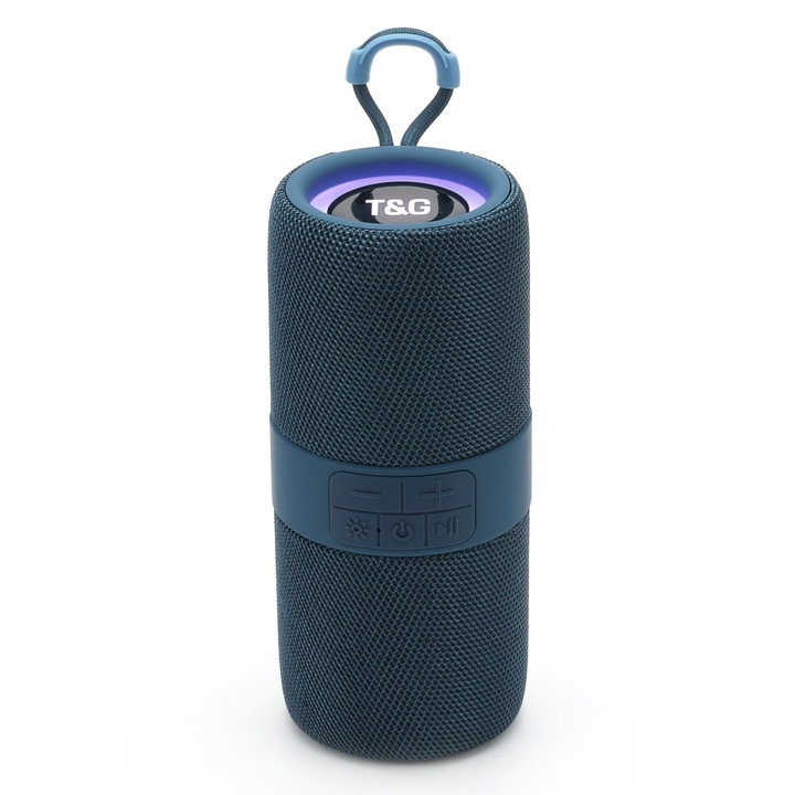 Boxa Omega OG82B,20W, V 2.1, cu bluetooth, FM, USB si microSD, joc de lumini si microfon, neagra,44165
