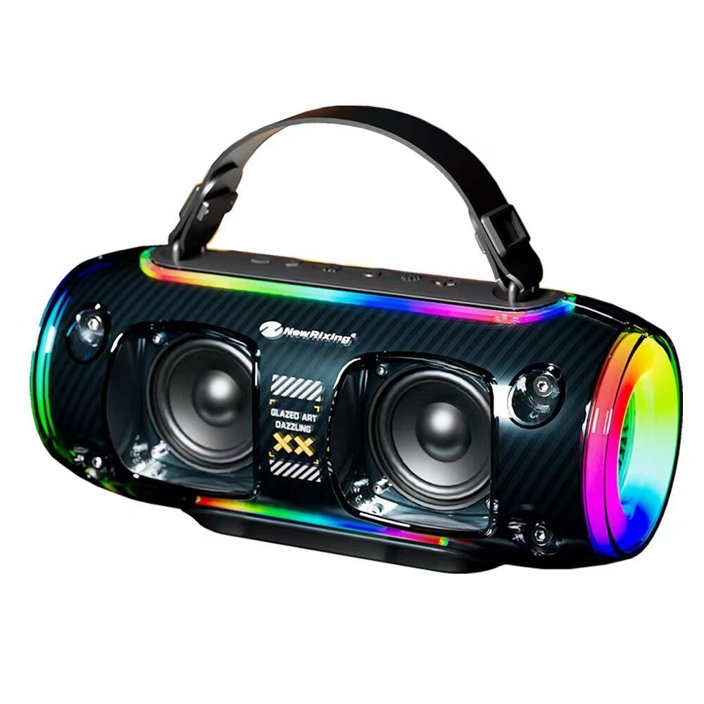 Boxa portabila A+ NR8806, Subwoofer, Bluetooth, Radio FM, Lumini