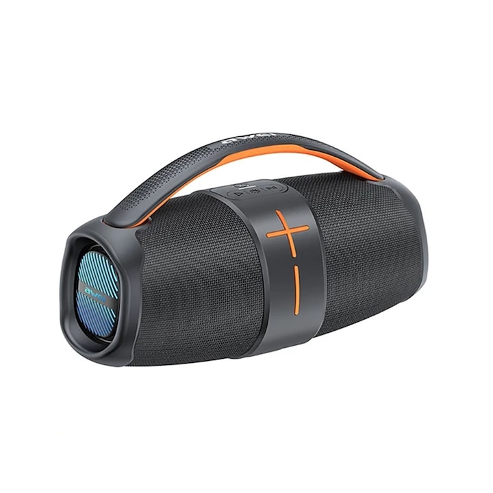Boxa portabila cu acumulator si microfon, Bluetooth/USB/SD, 300W, 8", Fenton FT8LED-MK2