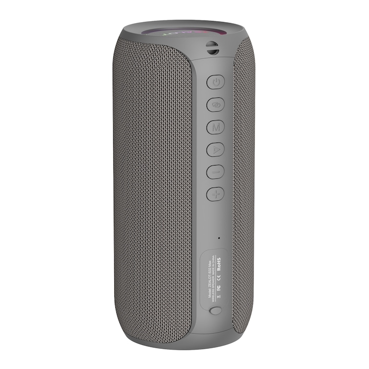 Boxa portabila A+ Space Sapsule Clock, Bluetooth 5.0, Lumina atmosferei, Capacitate baterie 2000mAh, albastru