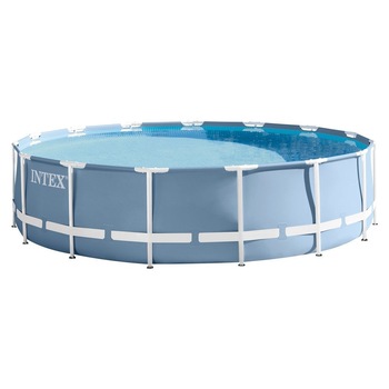 Piscina cu cadrul metalic Intex - Rotunda Prism Frame 457x122 cm Piscina cu cadrul metalic Intex - Rotunda Prism Frame 457x122 cm