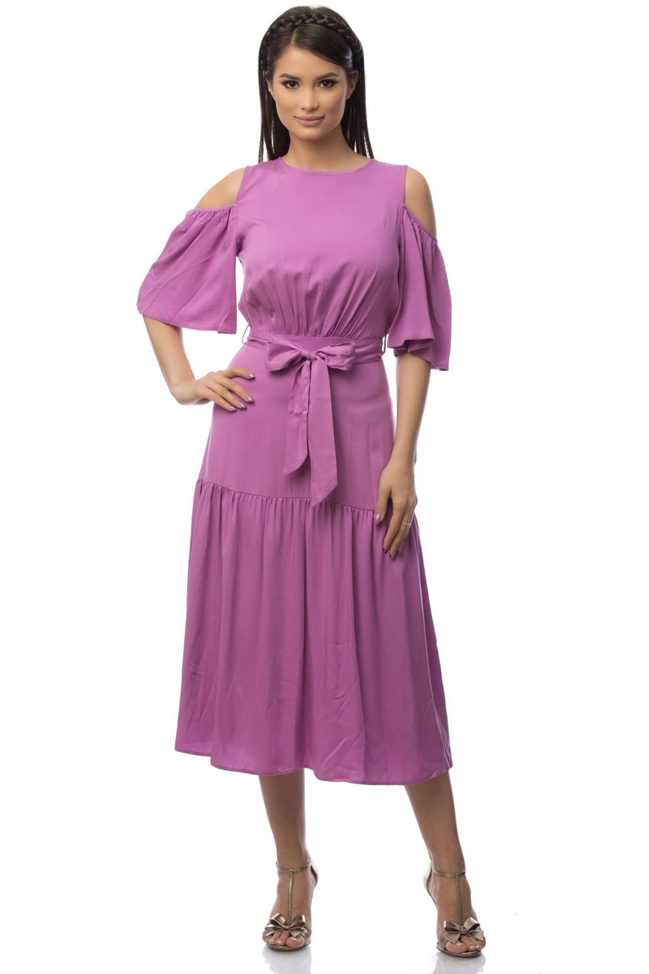 Rochie lila, ROH, din vascoza, 36