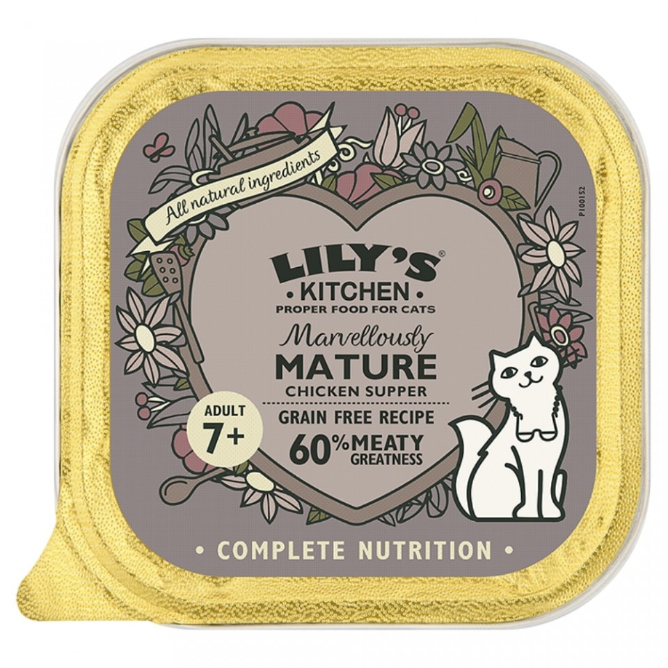 Hrana umeda Lily's Kitchen, ingrediente Naturale, 85g, pentru pisici senioare
