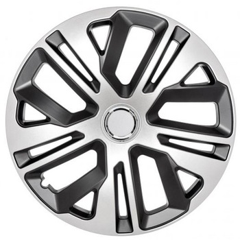 Set capace roti model Raven II cu inel cromat - 13 inch Set capace roti model Raven II cu inel cromat - 13 inch
