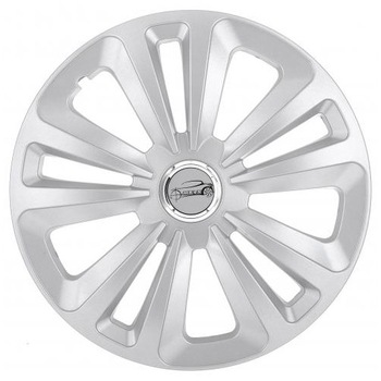 Set capace roti model Terra cu inel cromat - 13 inch Set capace roti model Terra cu inel cromat - 13 inch