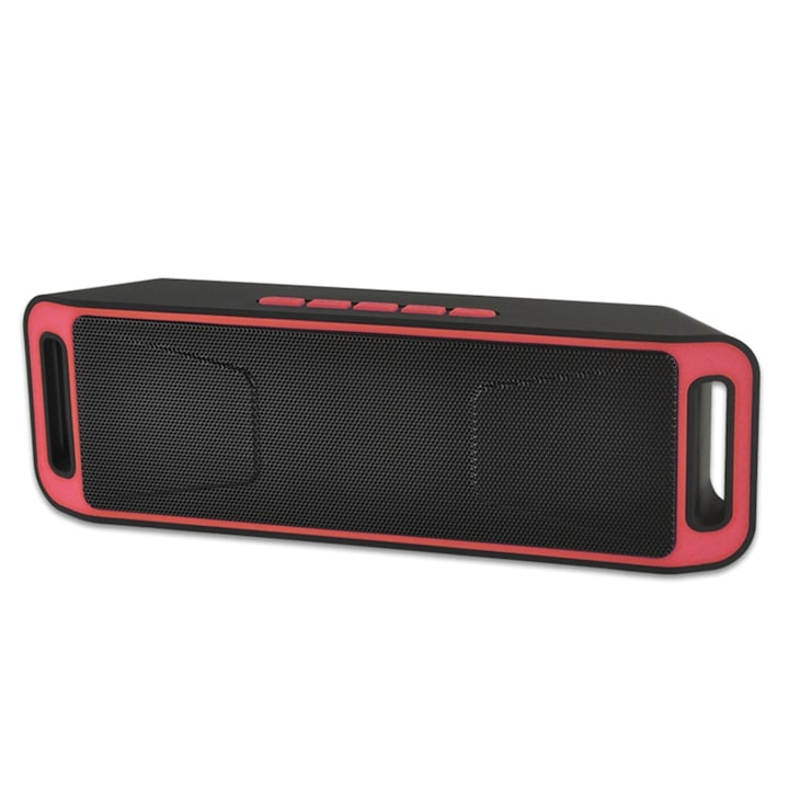 Boxa portabila Bluetooth, T&G TG9, multifunctionala, suport USB/TF/FM, exterior, galbna