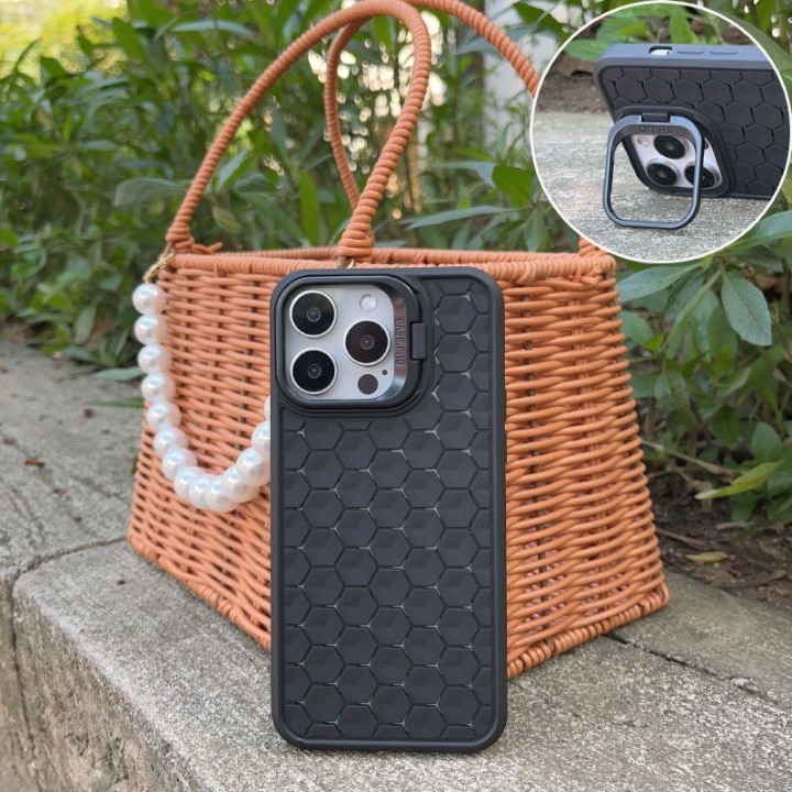 Husa de Protectie TPU, Flippy, pentru Apple iPhone 14 Pro, 3D Cube, cu Inel, Protectie Camera, Antisoc, Antizgariere, Antialunecare, Acoperire Completa, Negru