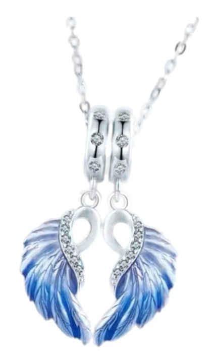 Talisman Argint 925, compatibil Pandora – Blue Wings