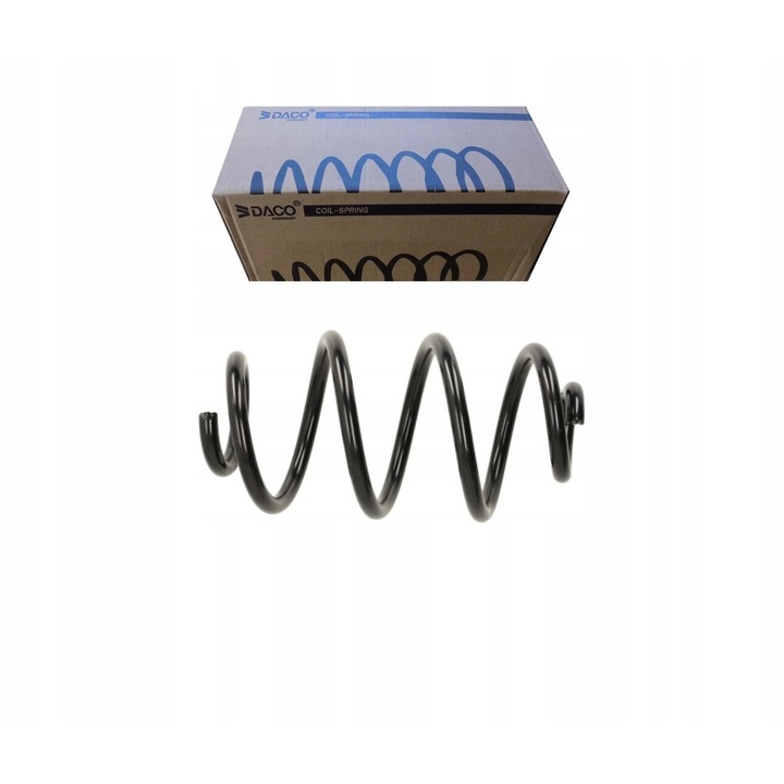 Arc suspensie DACO, 1/4yna, 13mm grosime, 135mm diametru, 269mm lungime, pentru Renault Clio III 05-14, Modus 02-12, set 1 buc.