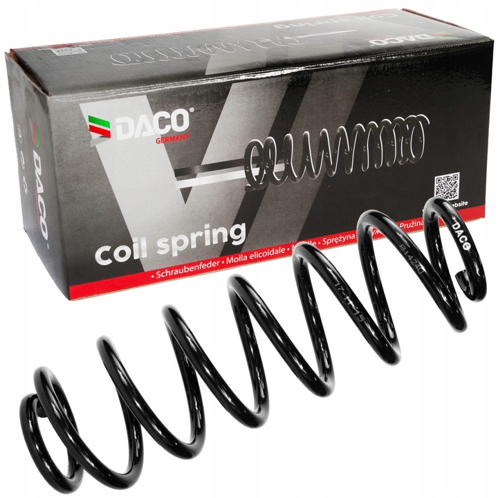 DACO felfüggesztő rugó, 1/4, 11,3 mm, 111 mm, 350 mm, bal/jobb