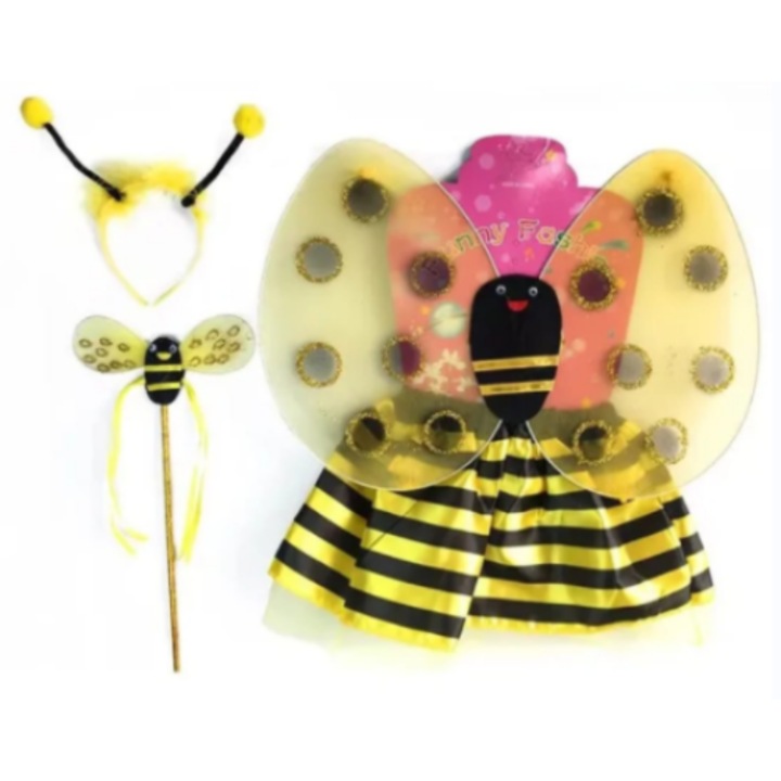 Costum de Albinuta pentru fetite cu varste intre 3 si 5 ani