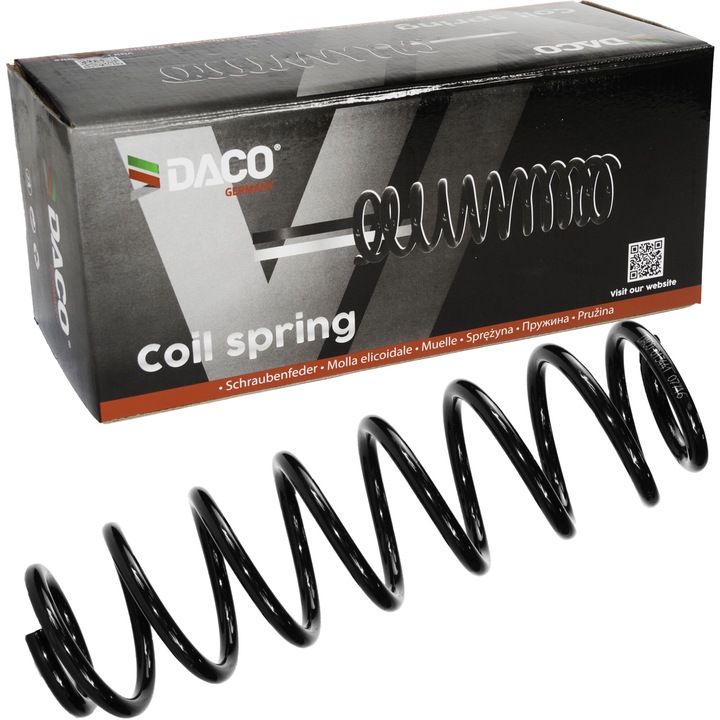 DACO felfüggesztési rugó, 10,25 mm, 96 mm, 343 mm, Seat Cordoba, Ibiza, Skoda Fabia, VW Polo számára