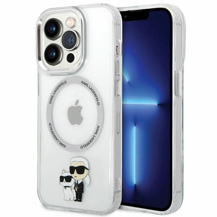 Karl Lagerfeld Husa pentru Iphone 13 Pro 6 "1" Klhmp13lhnkcit Husa Transparenta Magsafe Iml Nft Karl & Choupette