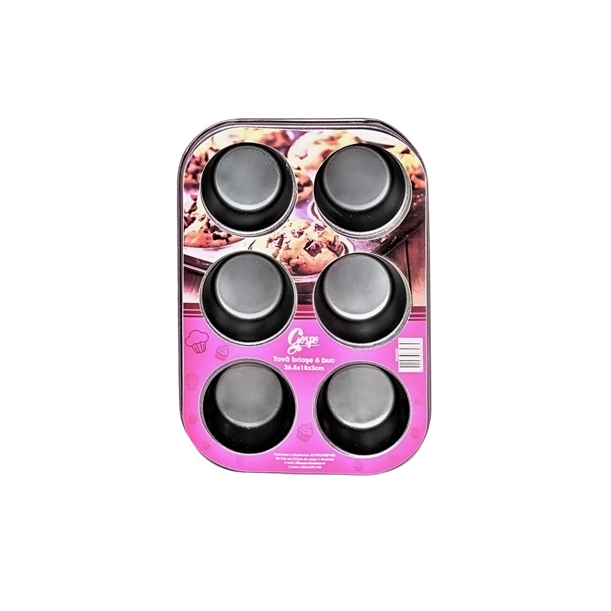 Tava briose 6 buc Gospo