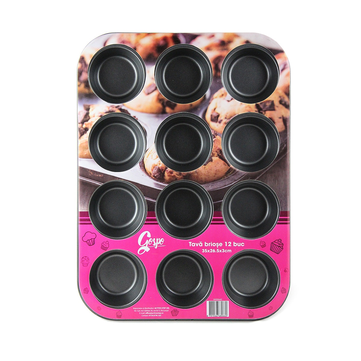 Tava briose 12 buc Gospo