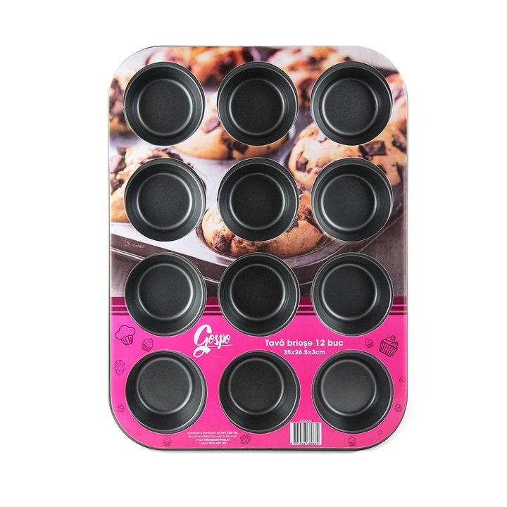 Tava briose 12 buc Gospo