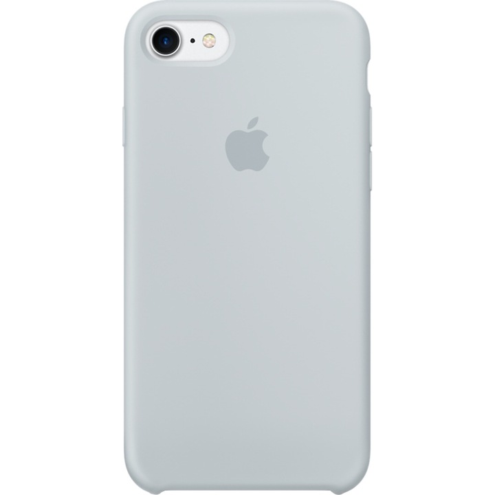 Предпазен калъф Apple за iPhone 7, Силиконов, Mist Blue